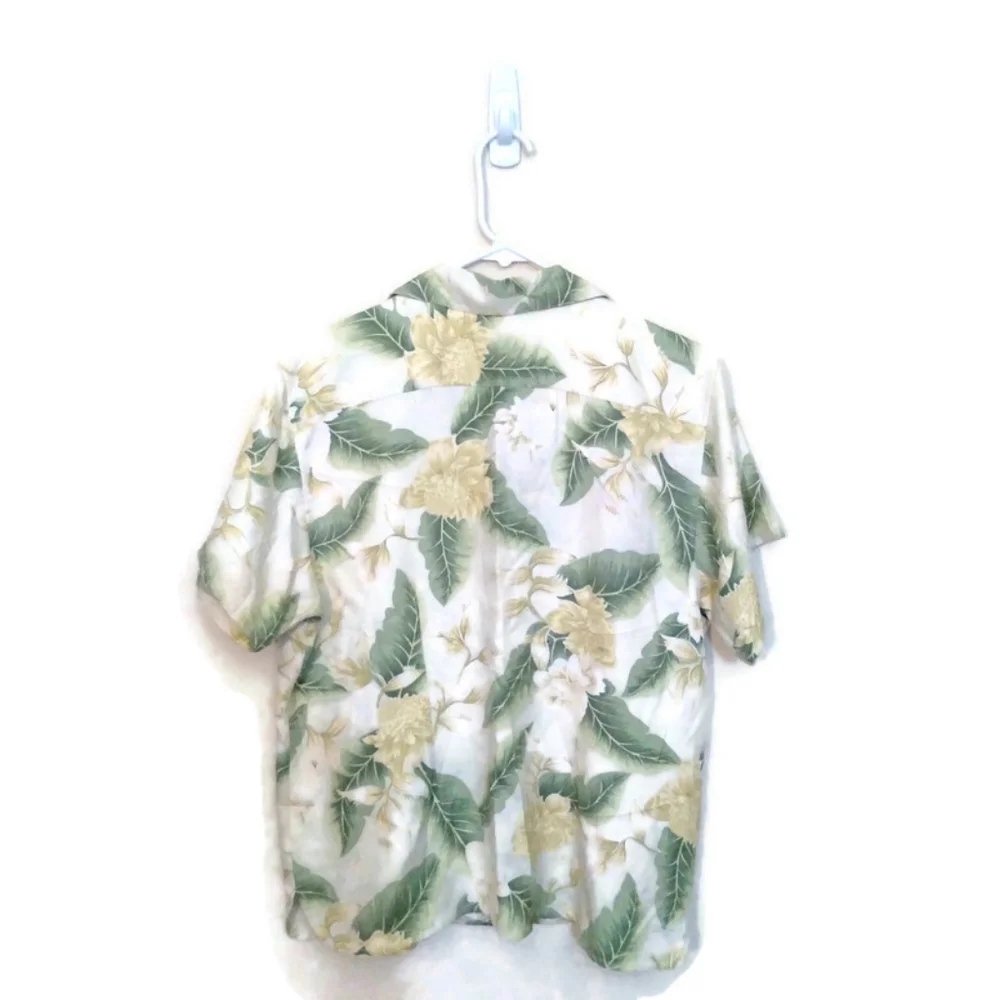 Tommy Bahama Men Hawaiian All Over Print Short Sleeve Casual Shirt Sz Large - Picture 2 of 4